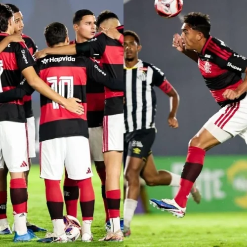 Flamengo vence Santos no Brasileirão Sub-20