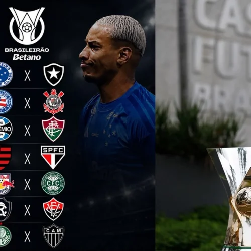 Flamengo x São Paulo, Palmeiras x Atlético-MG e mais 5 jogos acontecem neste domingo