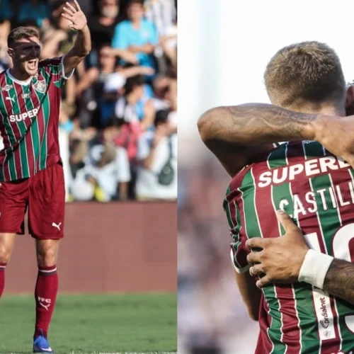 Fluminense vence Santos e passa Flamengo no Brasileirão