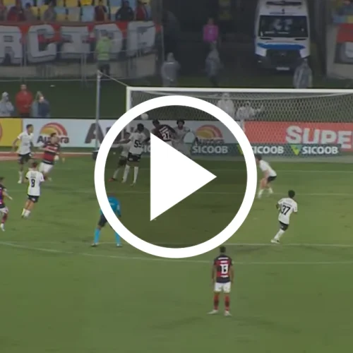 GOL DO FLAMENGO! Bruno Henrique faz golaço no fim e coloca Flamengo na frente
