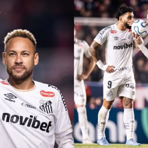 Gabigol e Neymar são dúvidas para jogo do Santos x Palmeiras