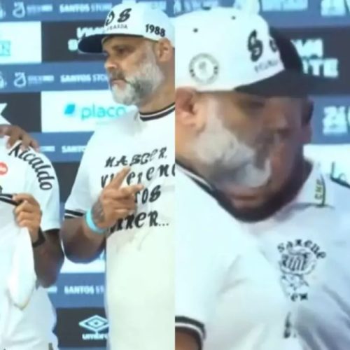 Gabigol é jogado ‘contra a parede’ por organizada do Santos