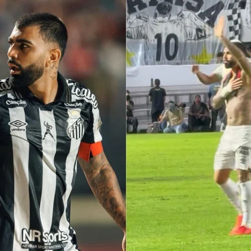 Gabigol manda recado à torcida do Flamengo após reencontro na Vila Belmiro
