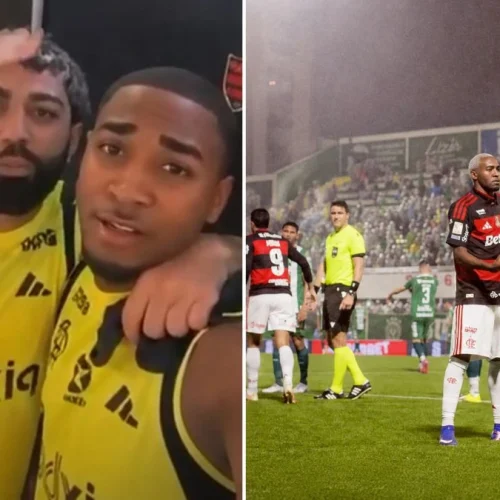 Gabigol manda recado para Lorran após jogo do Flamengo