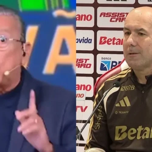 Galvão Bueno manda recado a Leonardo Jardim após jogo do Flamengo