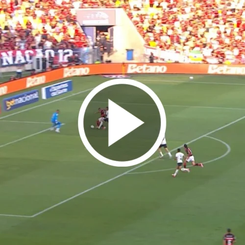 Gol do Flamengo! Samuel Lino faz 1x0 sobre o Botafogo