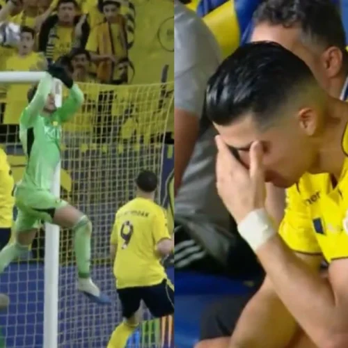 Goleiro da Seleção tem falha bizarra e adia título de Jorge Jesus e Cristiano Ronaldo na Arábia Saudita; veja vídeo