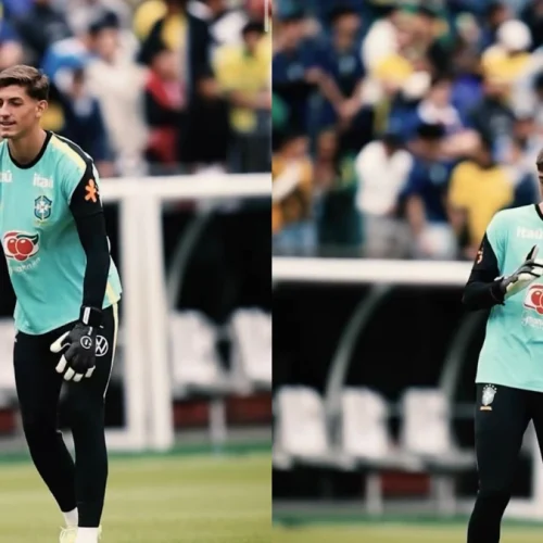 Goleiro do Flamengo mostra bastidores de atuação em jogo do Brasil