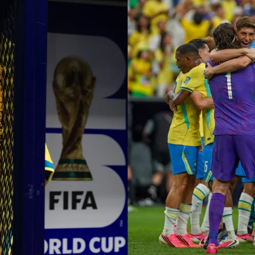 Goleiro do Flamengo se emociona com classificação do Brasil às oitavas da Copa do Mundo