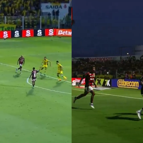 Guilherme Gomes acerta ‘pombo sem asa’ e faz 2x1 para o Flamengo x Mirassol
