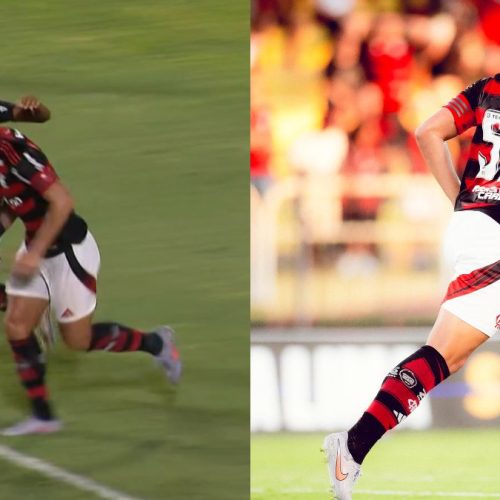 Iago sobe sozinho e marca 1º gol do Flamengo em 2026