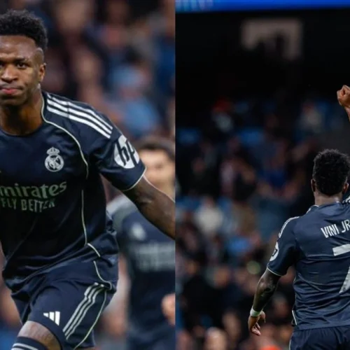 Ídolo da Inglaterra se derrete por Vini Jr após ex-Flamengo eliminar Manchester City na Champions League