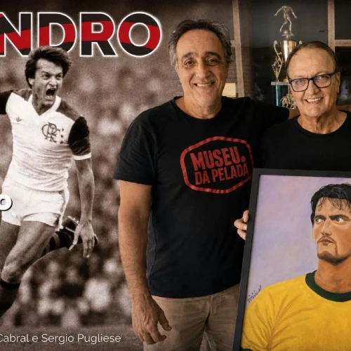Ídolo da geração de 80 do Flamengo, Leandro ganha biografia