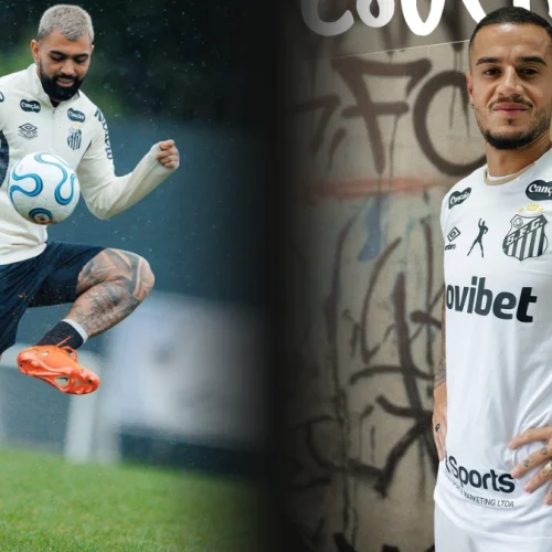 Ídolo do Flamengo, Gabigol provoca Vasco em anúncio de Coutinho no Santos