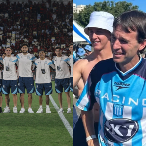 Ídolo do Racing comparece ao Maracanã e manda recado