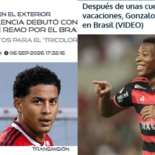 Imprensa equatoriana volta de Plata e estreia de Valencia no Flamengo