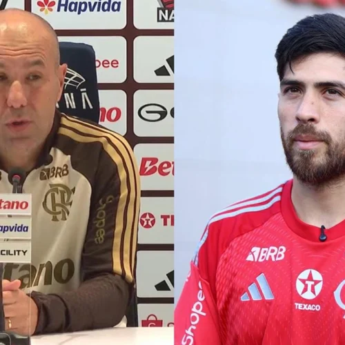 Jardim admite fase instável de Rossi no Flamengo, mas defende goleiro após derrota para o Palmeiras