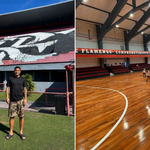 João Gomes visita sede do Flamengo e se emociona: “Nostalgia”