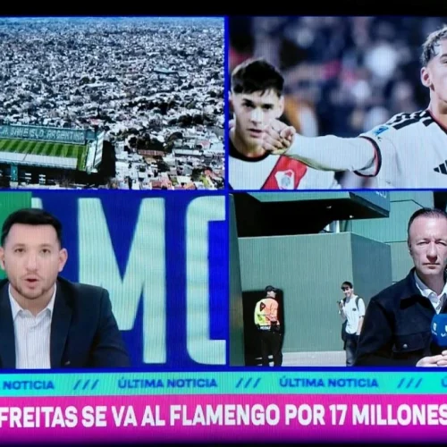 Joaquín Freitas, do River, é novo jogador do Fla