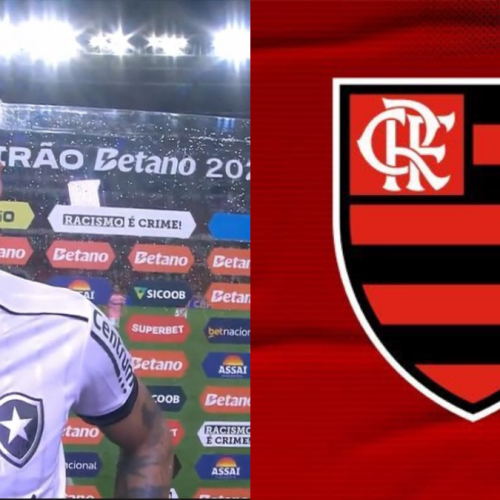 Jogador do Botafogo faz pedido ao time para jogo contra o Flamengo