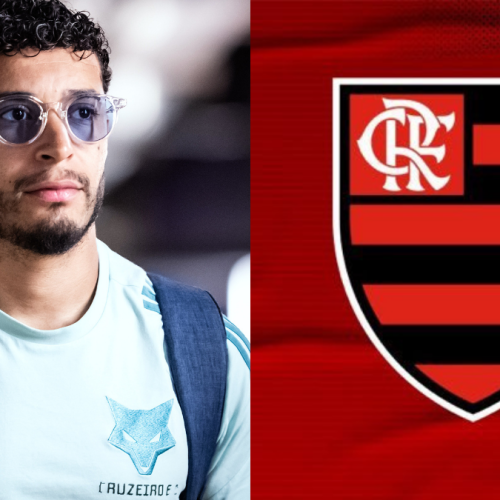 Jogador do Cruzeiro ignora Flamengo antes de jogo do Brasileirão