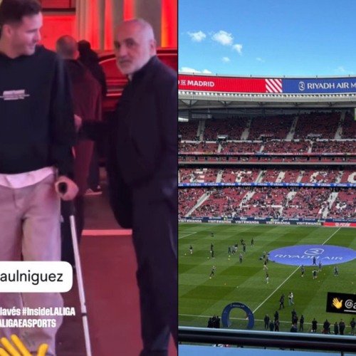 Jogador do Flamengo aparece de forma surpreendente em jogo do Atlético de Madrid