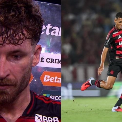 Jogador do Flamengo defende João Victor após falhas do zagueiro contra o Fluminense: "Ele é uma joia"