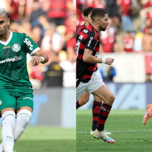 Jogador do Flamengo provoca Andreas Pereira após vitória sobre o Palmeiras