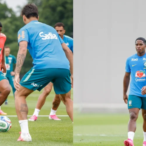 Jogador do Flamengo se irrita com tratamento a Endrick antes de jogo do Brasil na Copa do Mundo