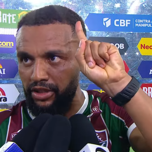 Jogador do Fluminense surta ao vivo após derrota pro Flamengo