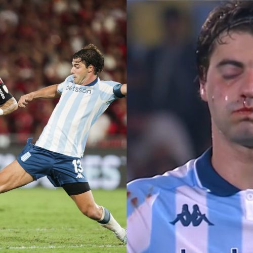 Jogador do Racing é internado e vira dúvida para 2º jogo contra o Flamengo
