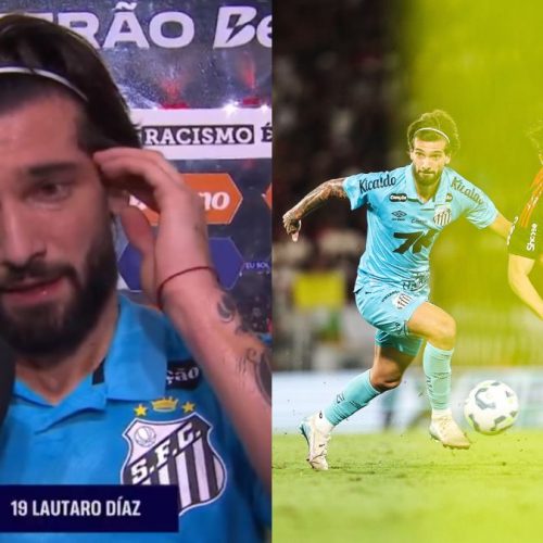 Jogador do Santos se revolta após perder para o Flamengo
