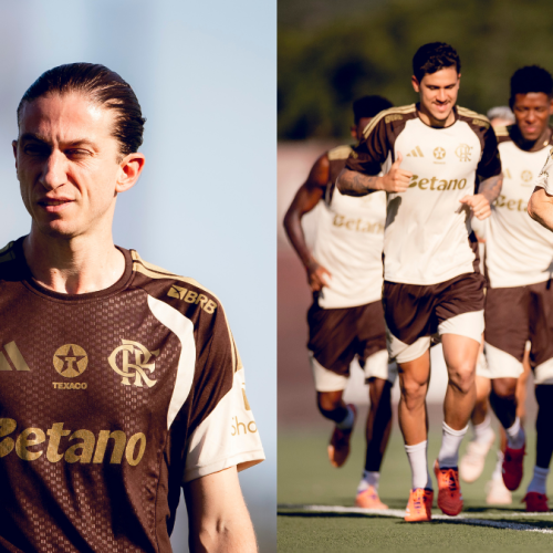 Jogadores do Flamengo tomam atitude inaceitável com Filipe Luís em 1º dia de treino