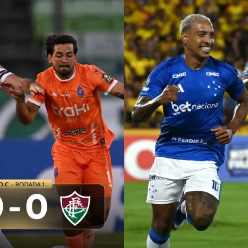 Jogos da Libertadores hoje: Fluminense tropeça, Cruzeiro vence