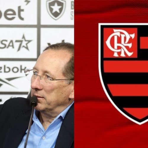John Textor surta com título do Flamengo e critica arbitragem após jogo contra o Palmeiras, pela Libertadores