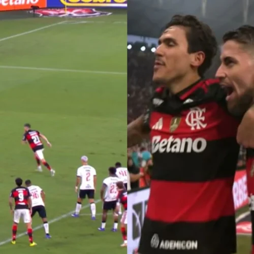 Jorginho surpreende em cobrança de pênalti e marca 2º gol do Flamengo