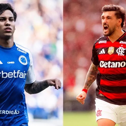 Kaio Jorge inflama Arrascaeta antes de jogo do Flamengo
