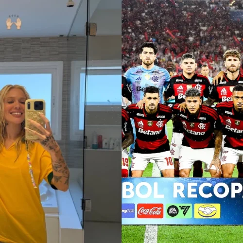 Karoline Lima reage à convocação de Léo Pereira à Seleção Brasileira