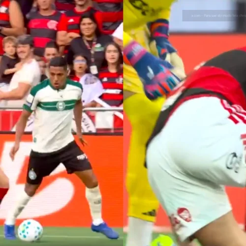 Léo Ortiz sente dores e deixa o campo em jogo do Flamengo x Coritiba