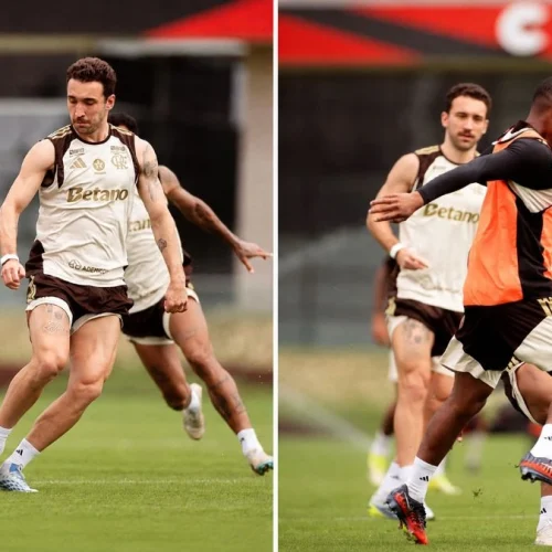 Léo Ortiz treina e deve ser relacionado para jogo do Flamengo