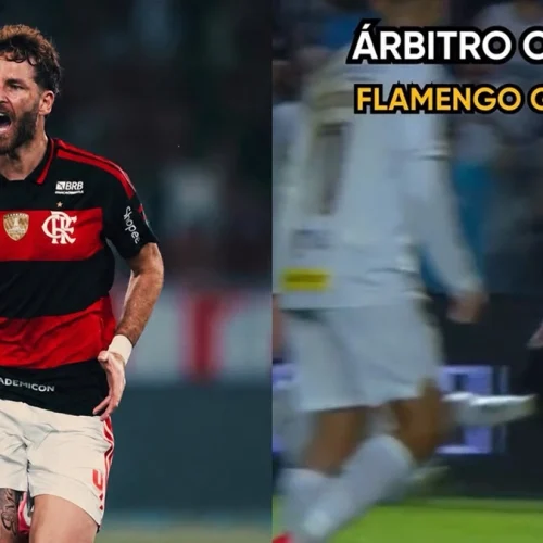 Léo Pereira curte post do Coluna do Fla com crítica a Daronco após jogo do Flamengo x Santos