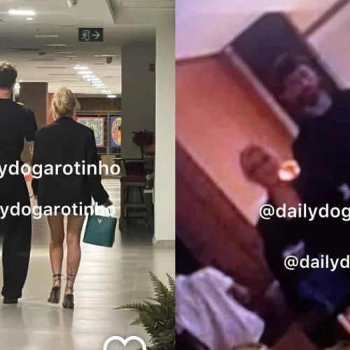 Léo Pereira e Karoline Lima são flagradas juntos no Rio