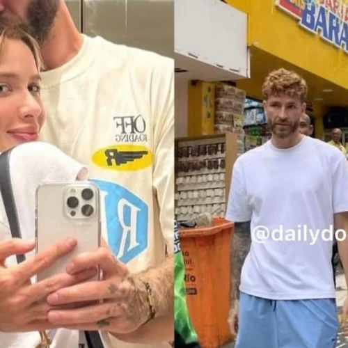 Léo Pereira e Karoline Lima são flagrados juntos em favela no Rio