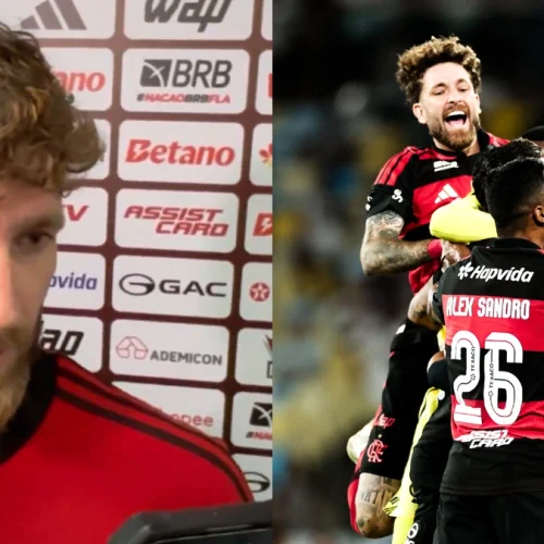 Léo Pereira manda recado ao Fluminense após clássico: "muito grato"