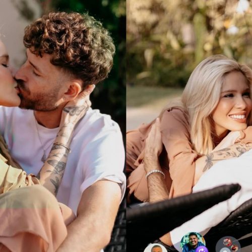 Léo Pereira se declara e anuncia volta com Karoline