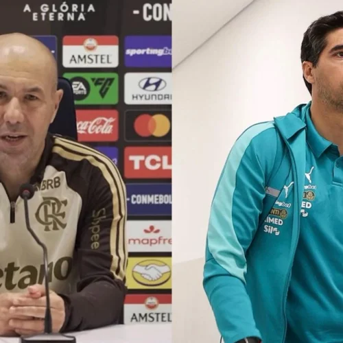 Leonardo Jardim ‘sai pela tangente’ ao falar de Abel Ferreira, mas pontua postura do técnico do Palmeiras: “Personagem”