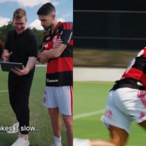 Lino vence Jorginho e Léo Pereira em desafio no Flamengo