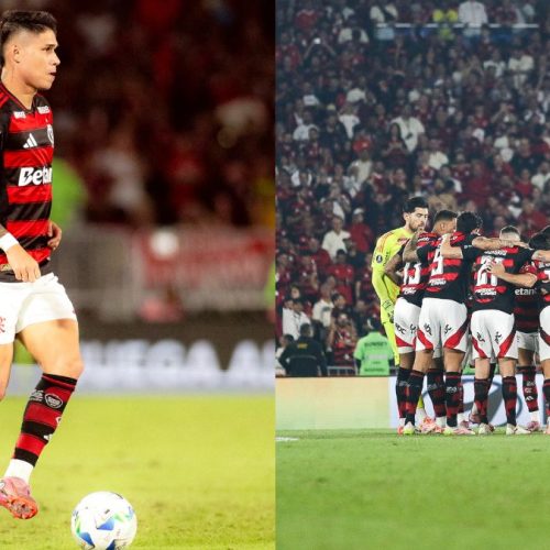 Luiz Araújo comemora atitude do Flamengo em jogo contra o Racing