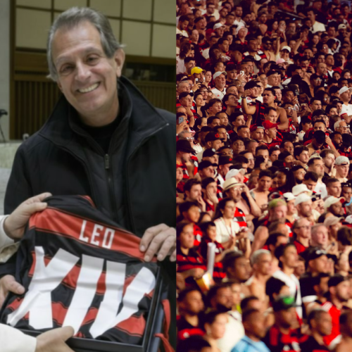 Manto mais Sagrado do que nunca: Bap presenteia Papa com camisa do Flamengo