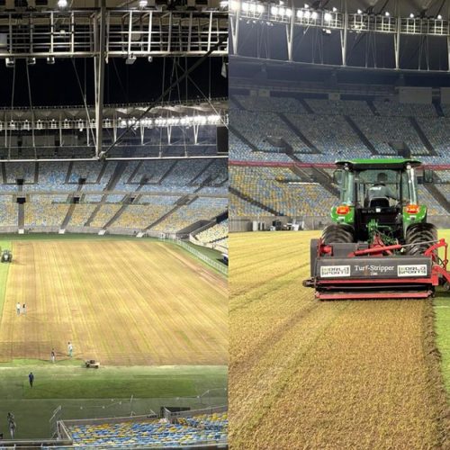 Maracanã passa por processo de renovação do gramado após maratona de jogos